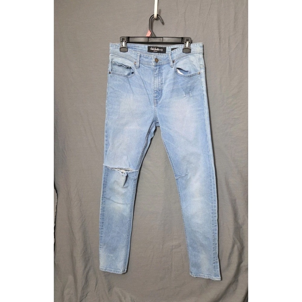 Jake Austin‎ Jeans Size 32x30 Tapered Leg Distressed Faded Bleached